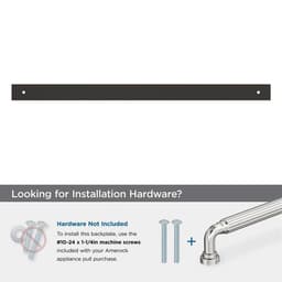 457mm Ladera Rectangle Appliance Pull Backplate, Oil-Rubbed Bronze Alt 2 - Image