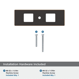 94mm Medora Rectangle Cabinet Knob Backplate, Oil-Rubbed Bronze Alt 2 - Image