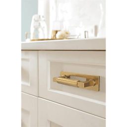 76mm Medora Rectangle Cabinet Pull Backplate, Champagne Bronze Alt 3 - Image