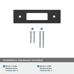 76mm Medora Rectangle Cabinet Pull Backplate, Matte Black Alt 2 - Image
