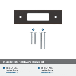 76mm Medora Rectangle Cabinet Pull Backplate, Oil-Rubbed Bronze Alt 2 - Image
