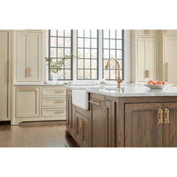 96mm Medora Rectangle Cabinet Pull Backplate, Champagne Bronze Alt 4 - Image