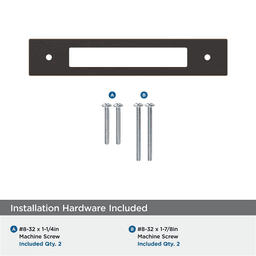 128mm Medora Rectangle Cabinet Pull Backplate, Oil-Rubbed Bronze Alt 2 - Image