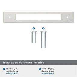 160mm Medora Rectangle Cabinet Pull Backplate, Satin Nickel Alt 2 - Image