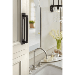 160mm Medora Rectangle Cabinet Pull Backplate, Oil-Rubbed Bronze Alt 3 - Image