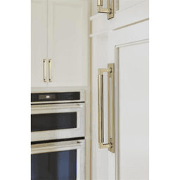 192mm Medora Rectangle Cabinet Pull Backplate, Golden Champagne Alt 3 - Image