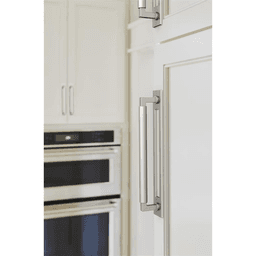 192mm Medora Rectangle Cabinet Pull Backplate, Satin Nickel Alt 3 - Image