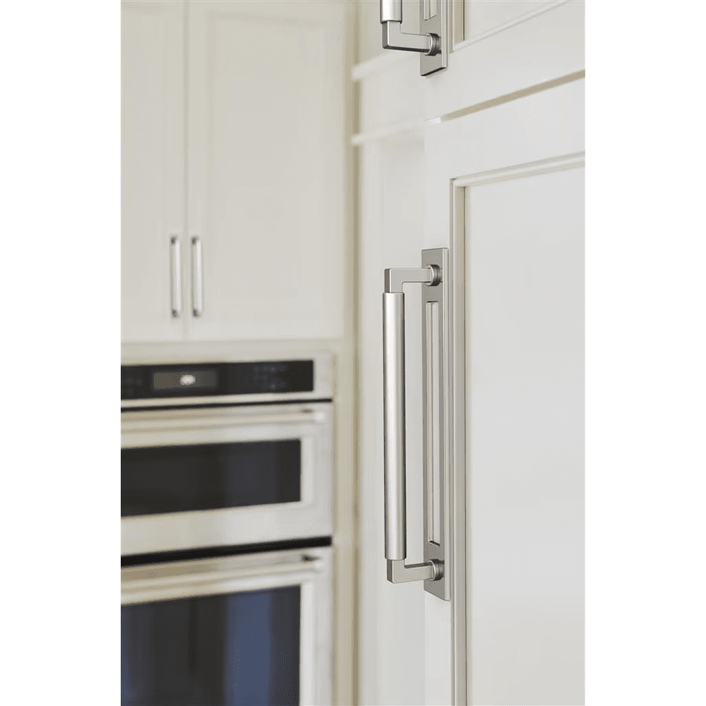 192mm Medora Rectangle Cabinet Pull Backplate, Polished Nickel Alt 3 - Image