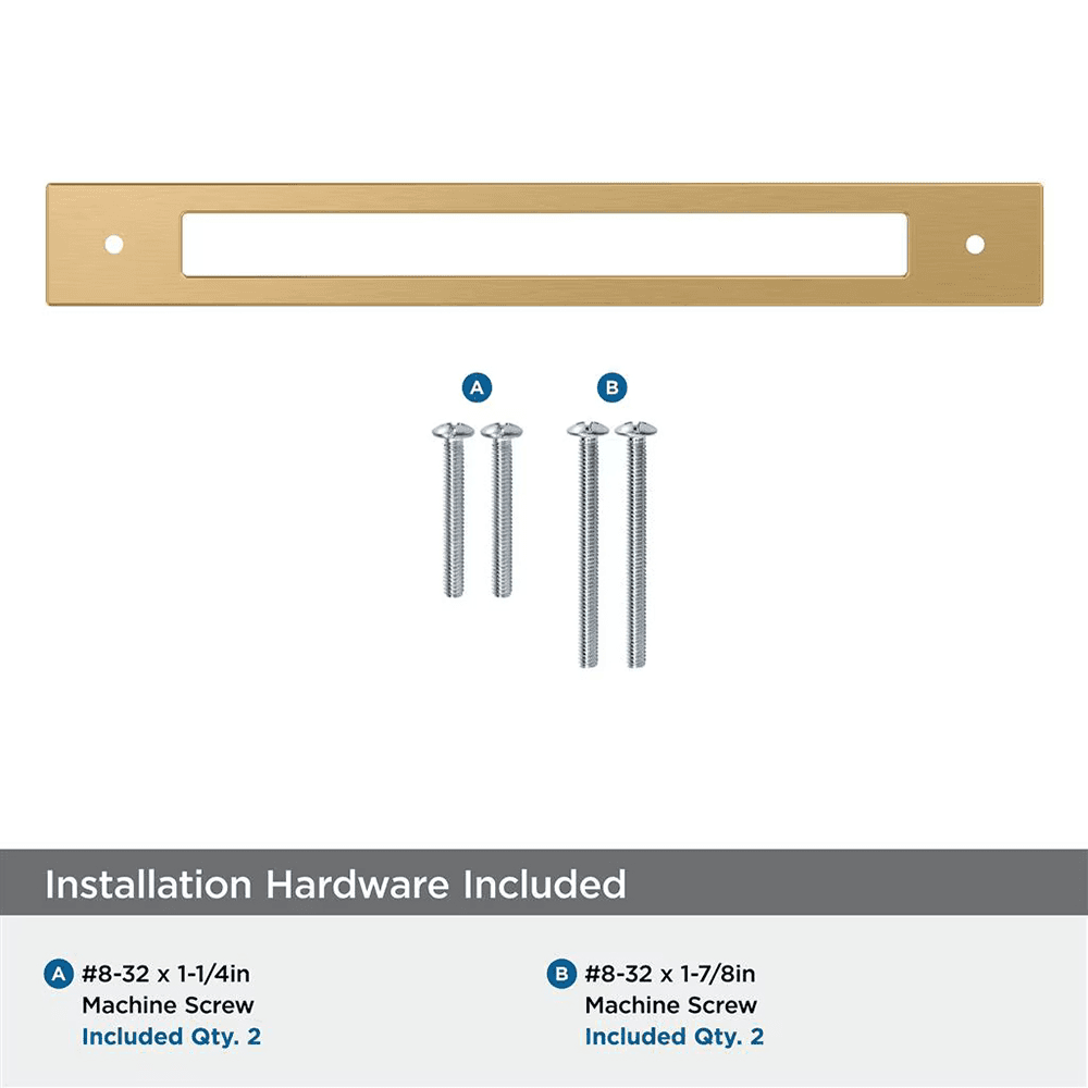 224mm Medora Rectangle Cabinet Pull Backplate, Champagne Bronze Alt 2 - Image