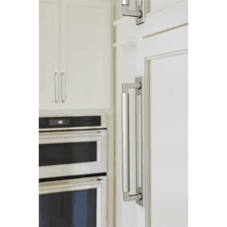 224mm Medora Rectangle Cabinet Pull Backplate, Satin Nickel Alt 3 - Image