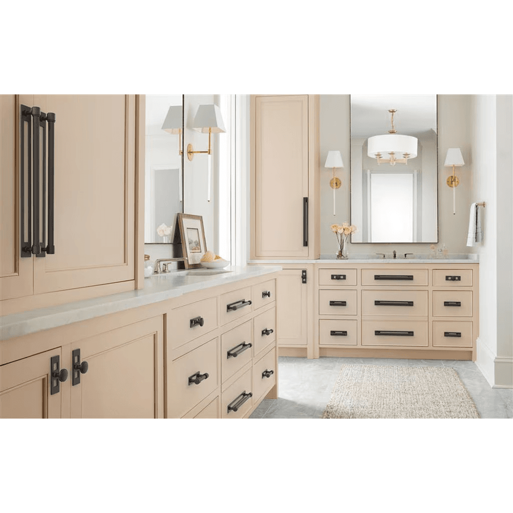 224mm Medora Rectangle Cabinet Pull Backplate, Oil-Rubbed Bronze Alt 4 - Image