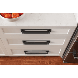 256mm Medora Rectangle Cabinet Pull Backplate, Matte Black Alt 3 - Image