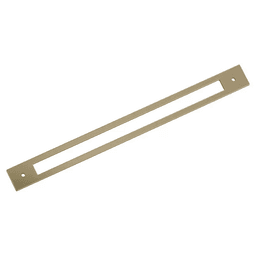 320mm Medora Rectangle Cabinet Pull Backplate, Golden Champagne Main - Image