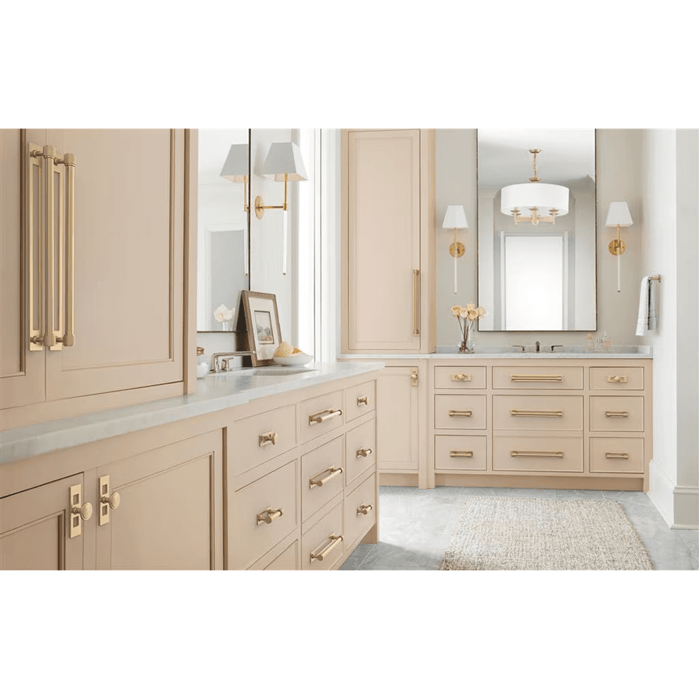 320mm Medora Rectangle Cabinet Pull Backplate, Champagne Bronze Alt 4 - Image