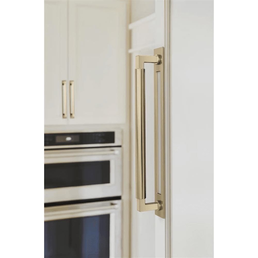 305mm Medora Rectangle Appliance Pull Backplate, Golden Champagne Alt 3 - Image