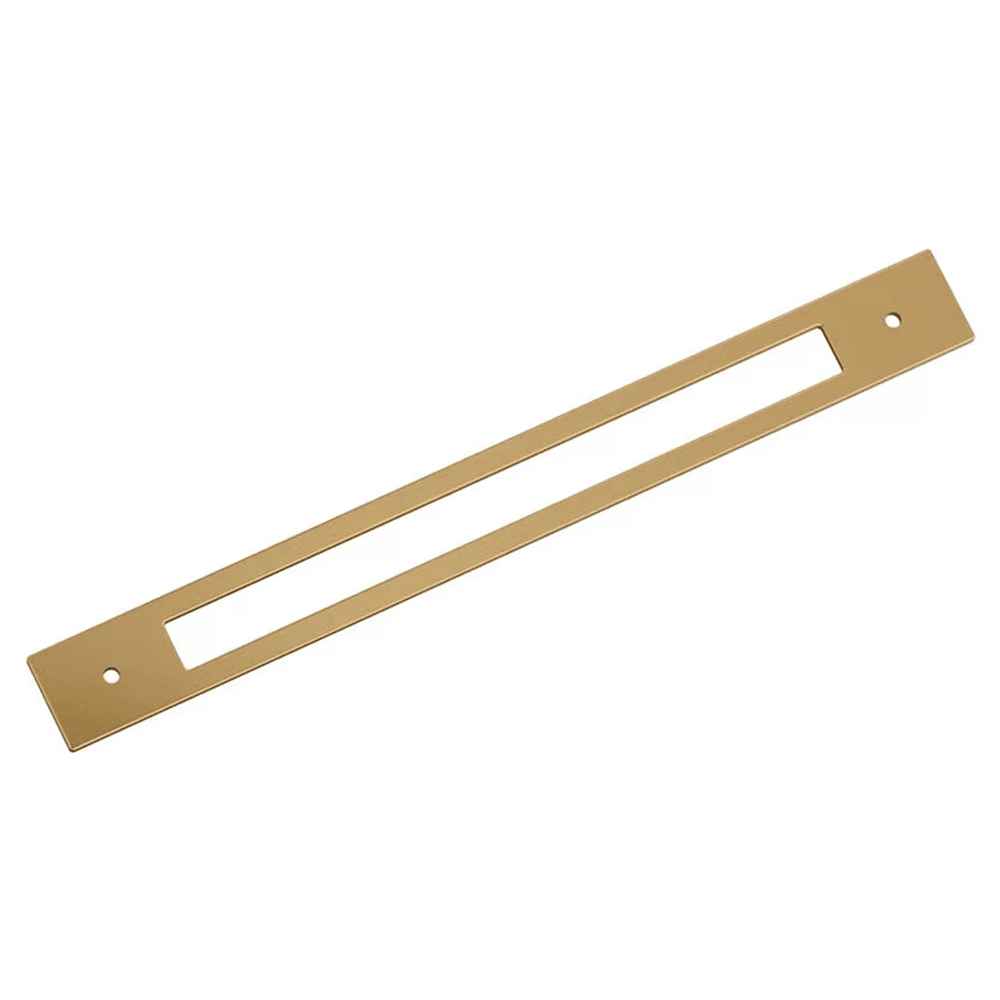 305mm Medora Rectangle Appliance Pull Backplate, Champagne Bronze Main - Image