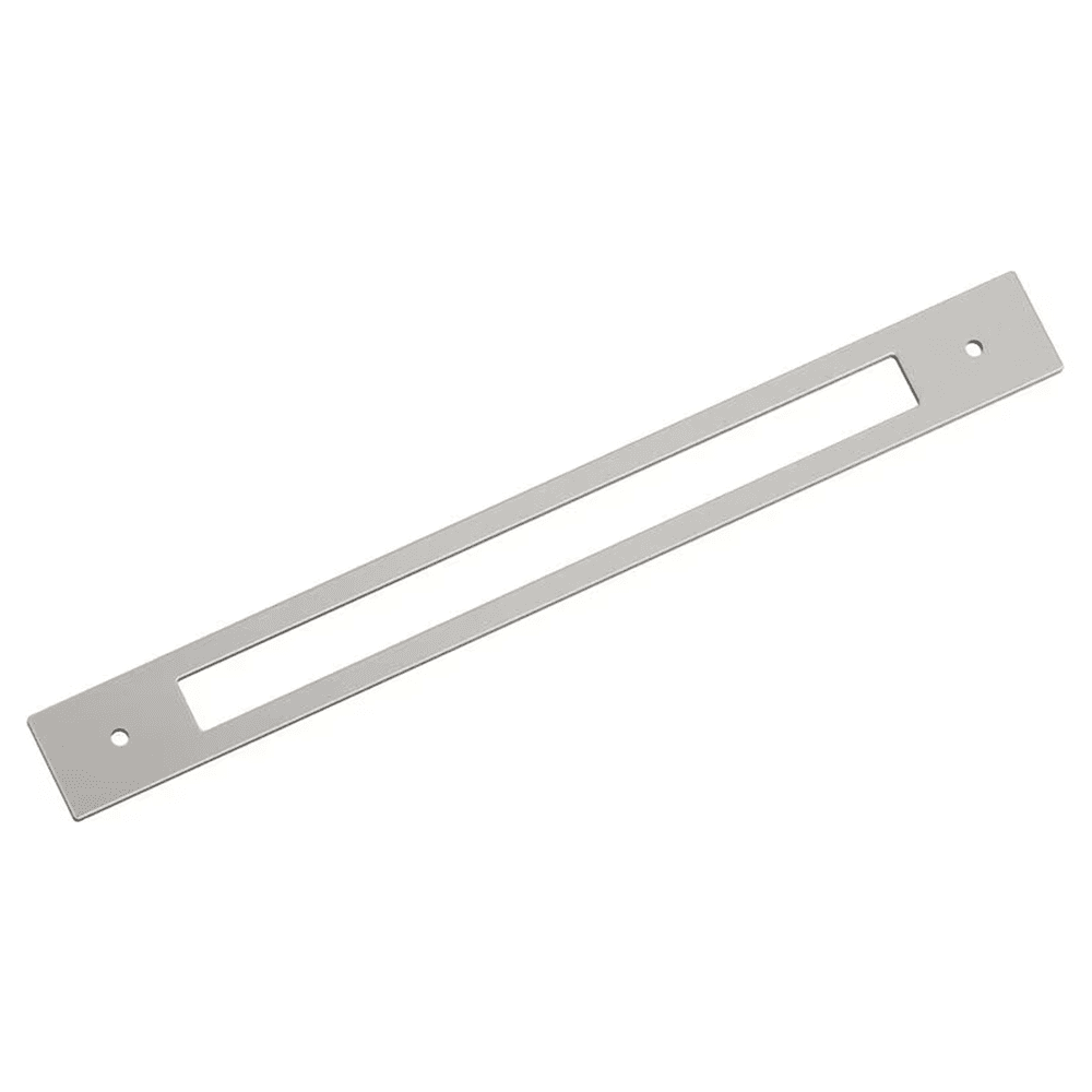 305mm Medora Rectangle Appliance Pull Backplate, Satin Nickel Main - Image