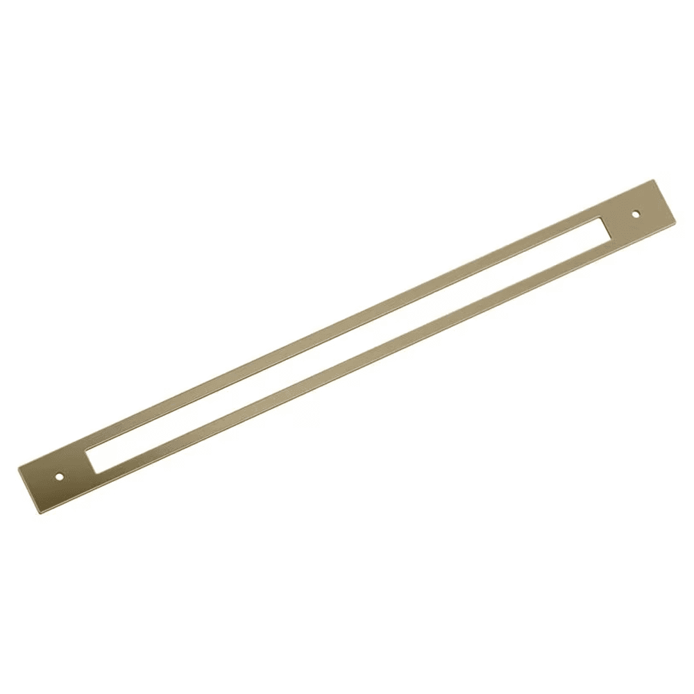 457mm Medora Rectangle Appliance Pull Backplate, Golden Champagne Main - Image