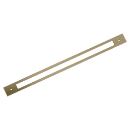 457mm Medora Rectangle Appliance Pull Backplate, Golden Champagne Main - Image