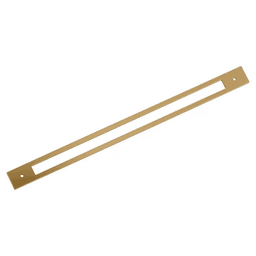 457mm Medora Rectangle Appliance Pull Backplate, Champagne Bronze Main - Image