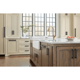 457mm Medora Rectangle Appliance Pull Backplate, Matte Black Alt 4 - Image