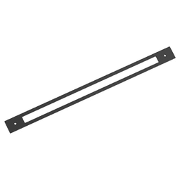 457mm Medora Rectangle Appliance Pull Backplate, Matte Black Main - Image