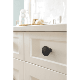 1-1/4" Farewind Cabinet Knob, Matte Black Alt 3 - Image