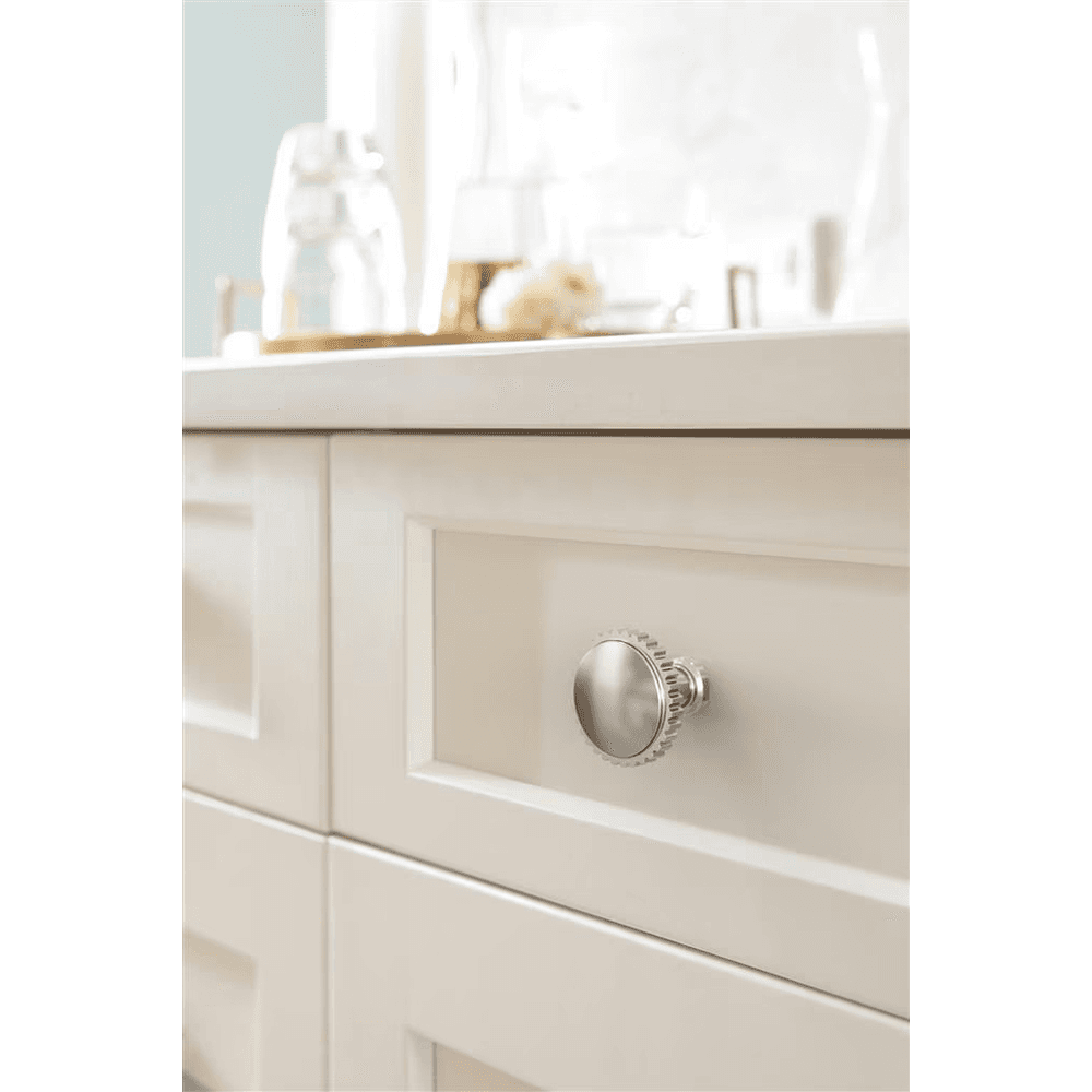 1-1/4" Farewind Cabinet Knob, Polished Nickel Alt 3 - Image