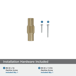 2" Farewind Cabinet Knob, Golden Champagne Alt 2 - Image