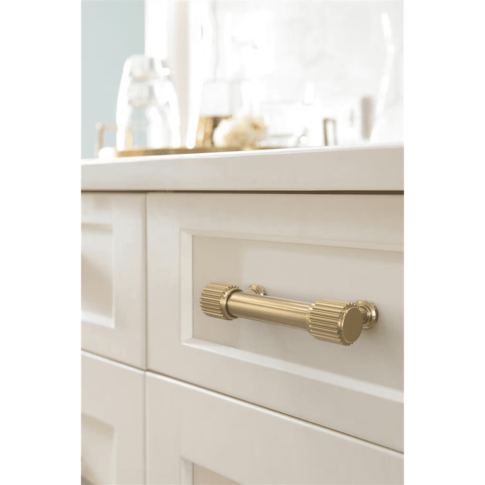 76mm Farewind Cabinet Pull, Golden Champagne Alt 3 - Image