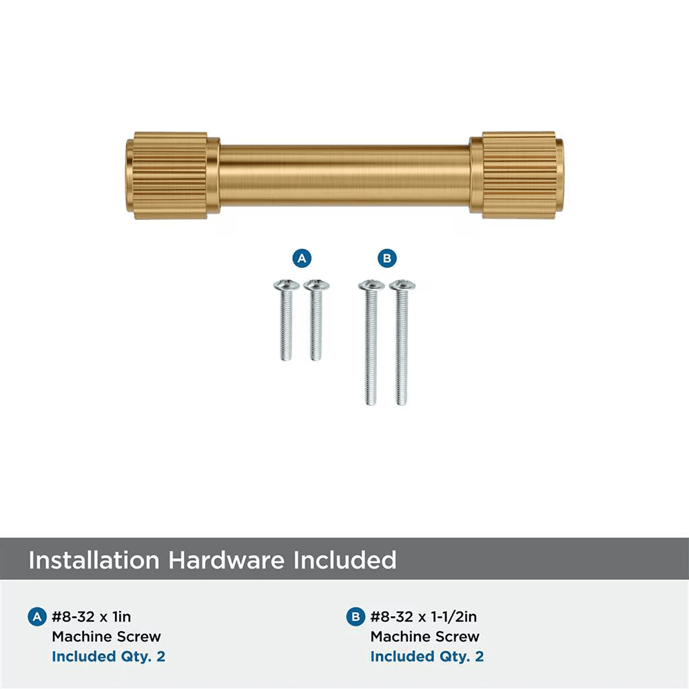 76mm Farewind Cabinet Pull, Champagne Bronze Alt 2 - Image