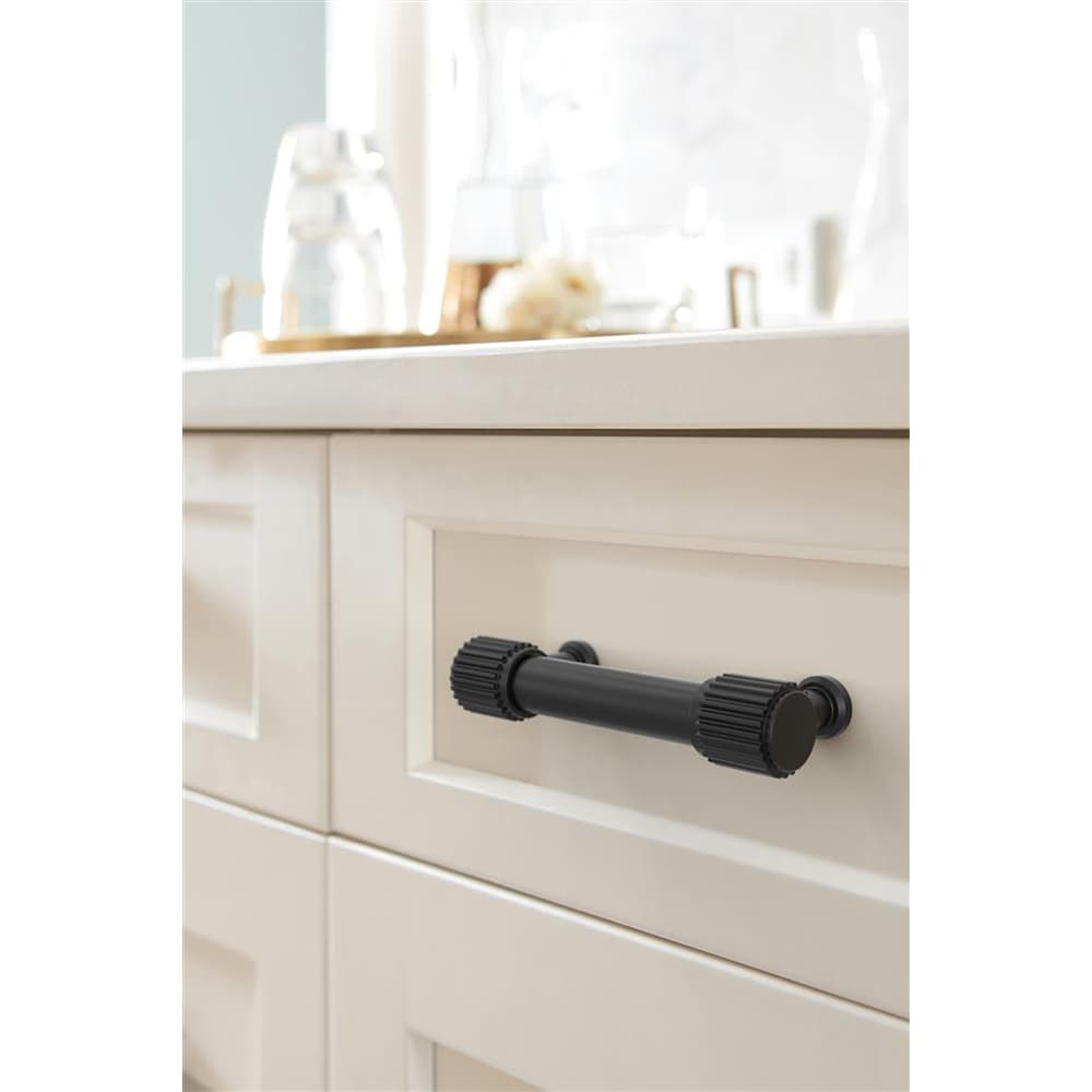 76mm Farewind Cabinet Pull, Matte Black Alt 3 - Image