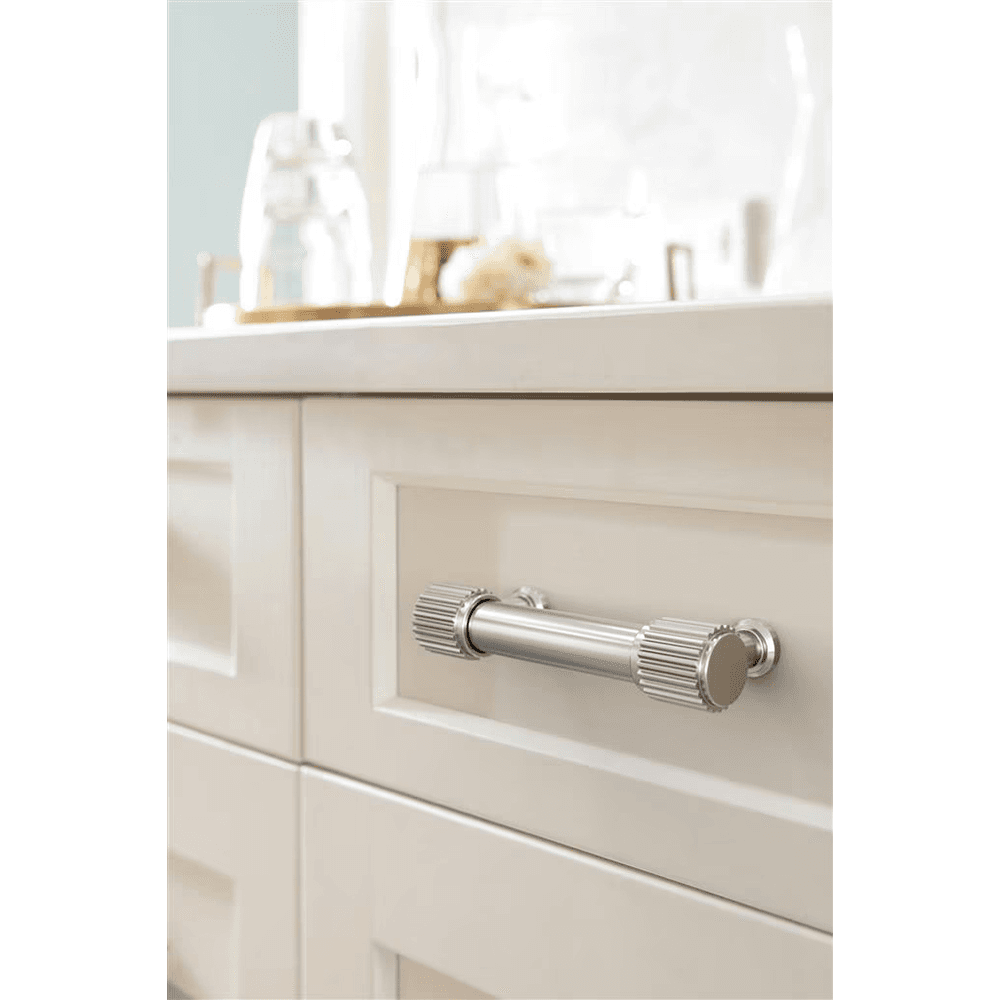 76mm Farewind Cabinet Pull, Polished Nickel Alt 3 - Image