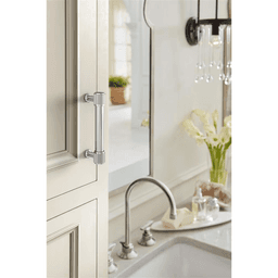 96mm Farewind Cabinet Pull, Polished Chrome Alt 3 - Image
