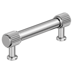 96mm Farewind Cabinet Pull, Polished Nickel Main - Image