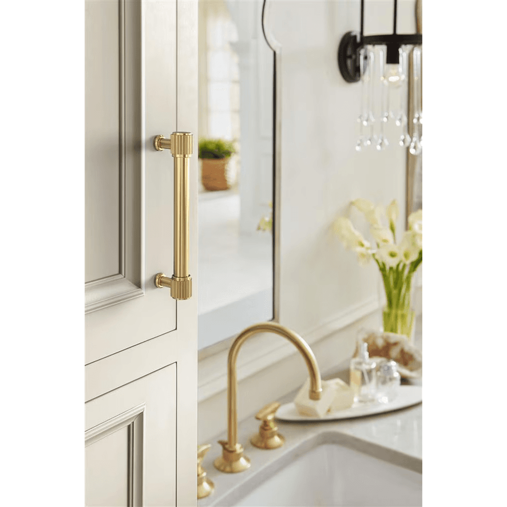 128mm Farewind Cabinet Pull, Champagne Bronze Alt 3 - Image
