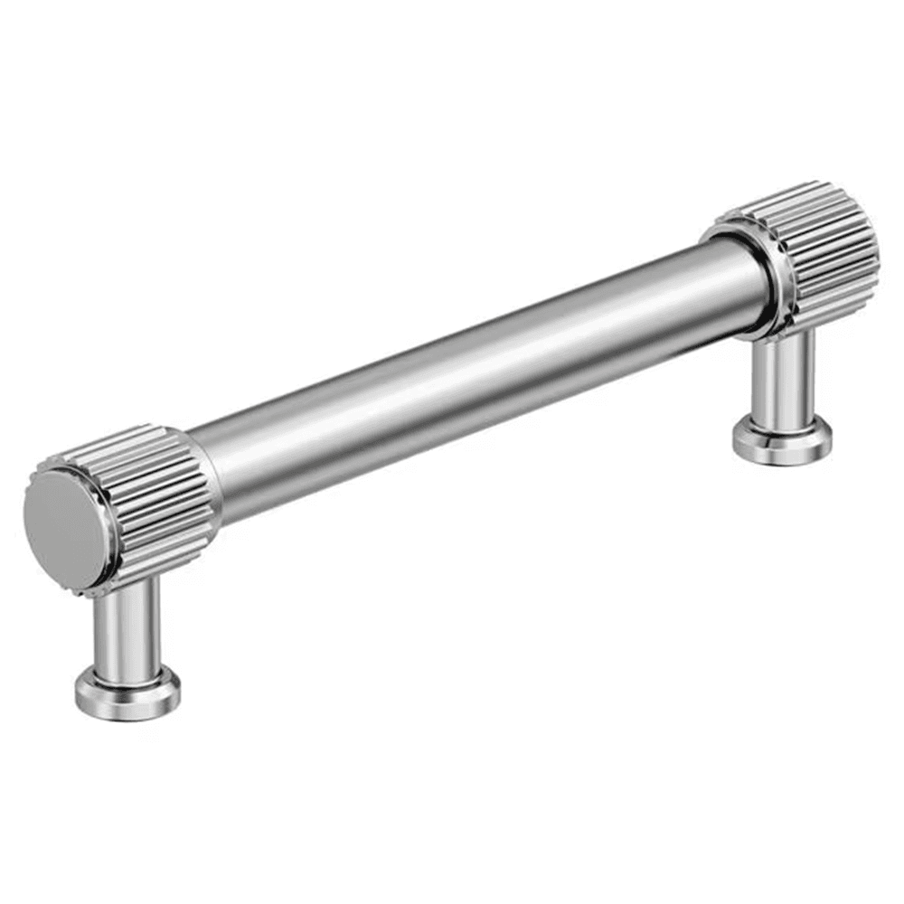 128mm Farewind Cabinet Pull, Polished Nickel Main - Image
