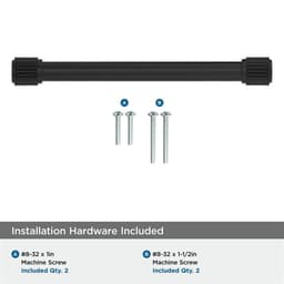 160mm Farewind Cabinet Pull, Matte Black Alt 2 - Image