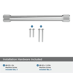 160mm Farewind Cabinet Pull, Polished Nickel Alt 2 - Image