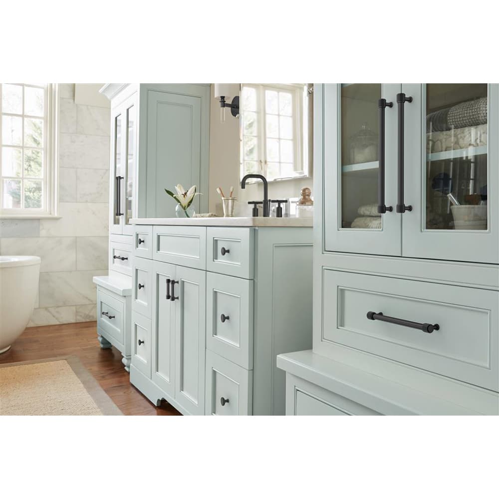 192mm Farewind Cabinet Pull, Matte Black Alt 4 - Image