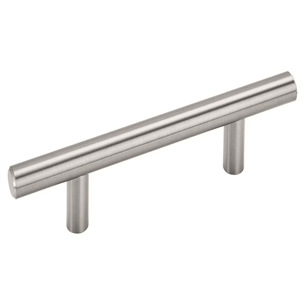 76mm Bar Pulls Cabinet Pull, Satin Nickel Main - Image