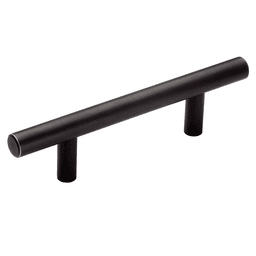 Amerock 3" T-Bar Pull in Oil-Rubbed Bronze on White Background