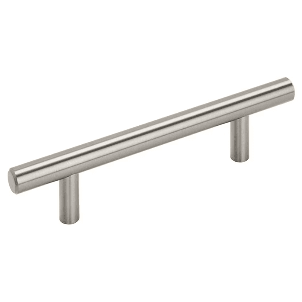 96mm Bar Pulls Cabinet Pull, Satin Nickel Main - Image