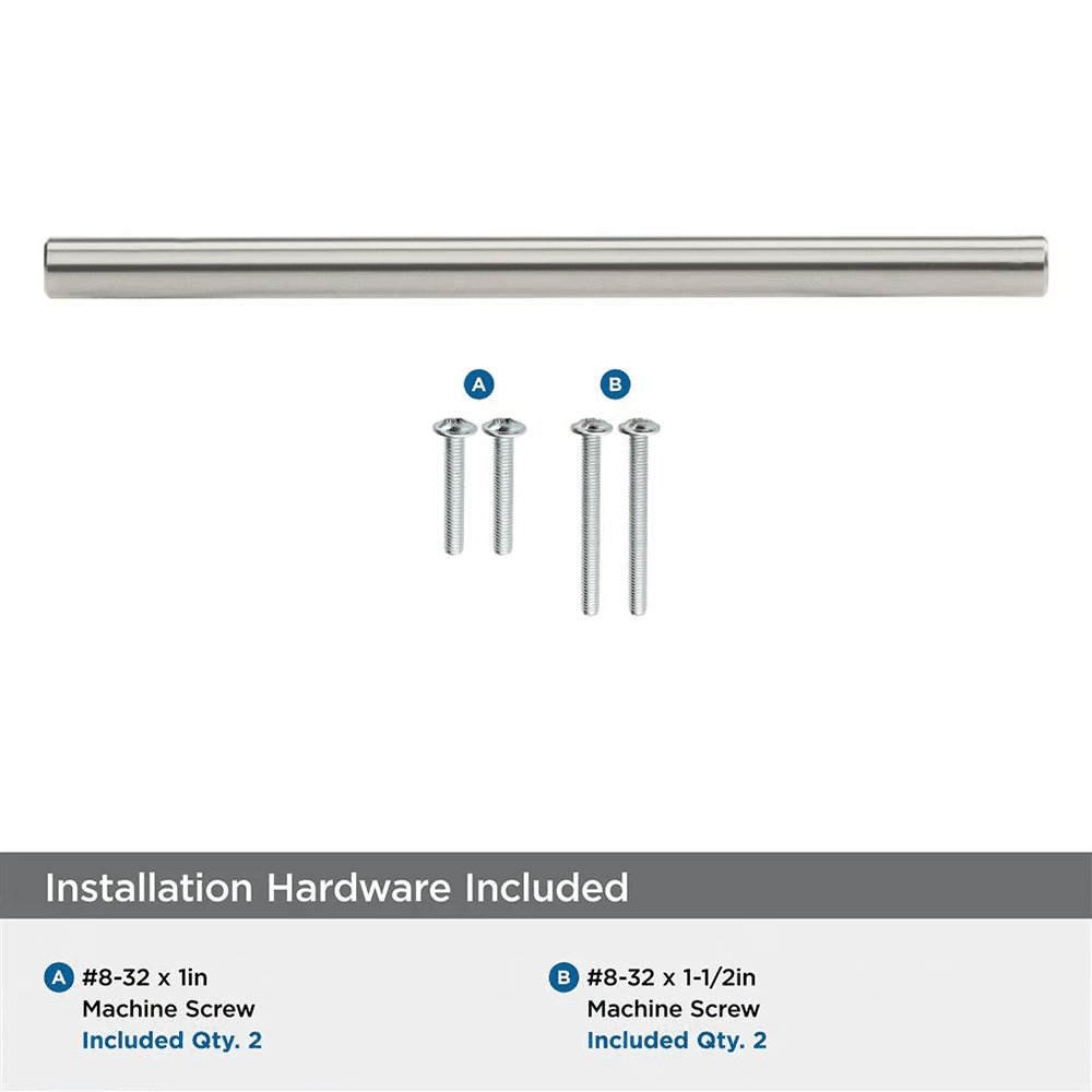 128mm Bar Pulls Cabinet Pull, Satin Nickel Alt 2 - Image
