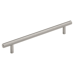 192mm Bar Pulls Cabinet Pull, Satin Nickel Main - Image