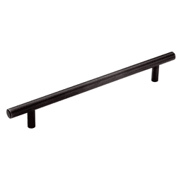 Amerock 7-9/16" T-Bar Pull in Oil-Rubbed Bronze finish on a white cabinet