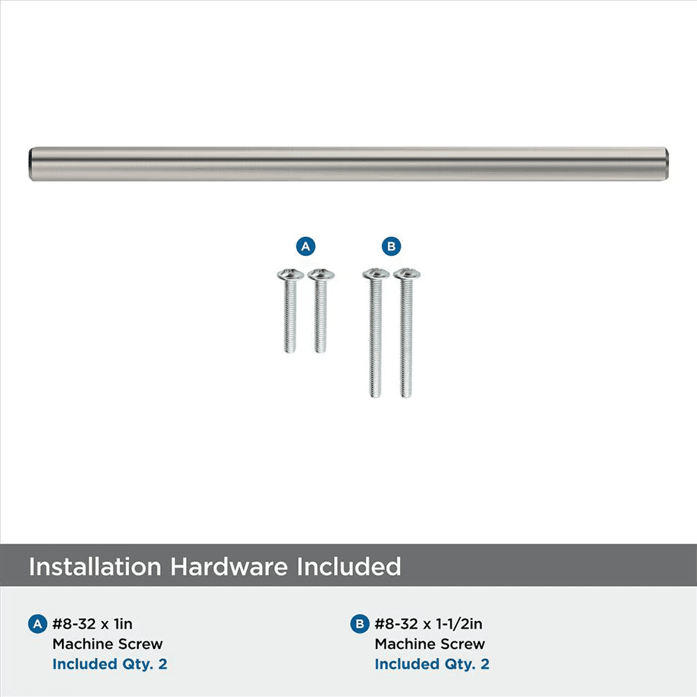 160mm Bar Pulls Cabinet Pull, Satin Nickel Alt 2 - Image