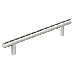6-5/16" Bar Pulls Cabinet Pull, Polished Nickel Main - Image