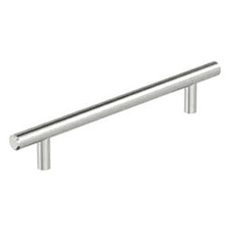 6-5/16" Bar Pull, Stainless Steel Main - Image