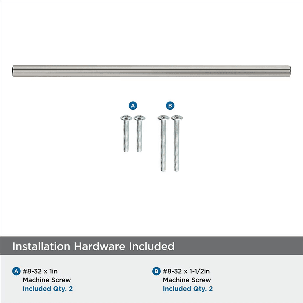 224mm Bar Pulls Cabinet Pull, Satin Nickel Alt 2 - Image